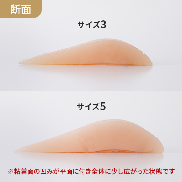 【未開封】ヌーブラ パッド ブレストケアヌーブラウォータードロップ サイズ3 乳がんパッド/人工乳房】ブレストケアヌーブラ・ウォータードロップ3